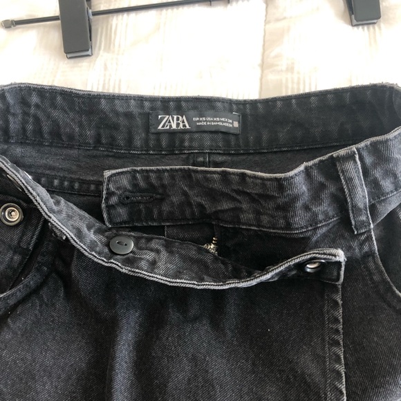 Zara DENIM SKORT - Picture 6 of 7